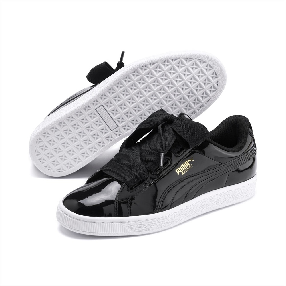Puma Satin Lace Black Sneakers